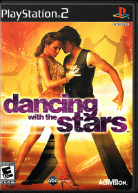 Dancing with the Stars Playstation 2 US box art
